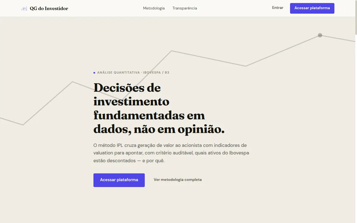 QG do Investidor · B3 Screener